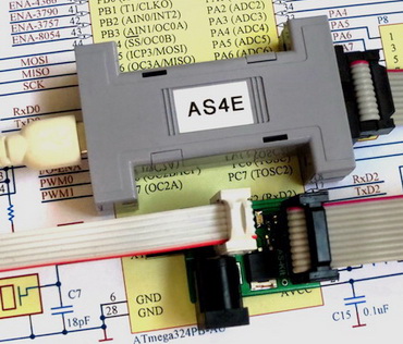 Программатор AS4E  с адаптером AS-con6